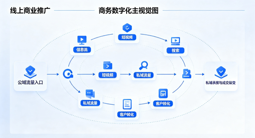 桂东县线上商业推广怎么做？全域流量闭环搭建与低成本转化实战指南